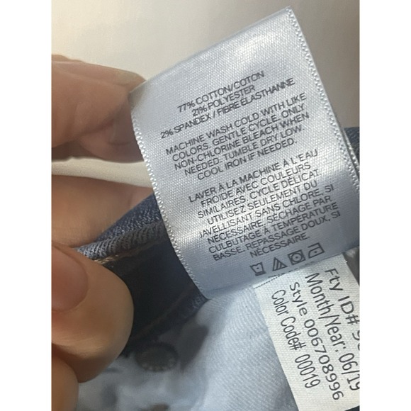 Express Boot high Rise Front Seam Ankle Split Denim 2S/2C - Picture 8 of 10